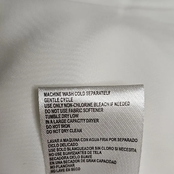 Calvin Klein White Puffer Coat Jacket with Hood - Picture 14 of 16